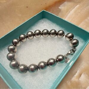Tiffany Silver Beaded Bracelet